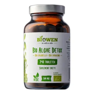 BIOWEN BIO ALGAE DETOX CHLORELLA + SPIRULINA ALGI ENERGIA ODPORNOŚĆ 240 tab — zdjęcie 1