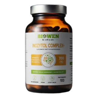 BIOWEN INOZYTOL 3 FORMY 700mg WITAMINA B8 PCOS NASTRÓJ PŁODNOŚĆ STRES CIĄŻA — zdjęcie 1