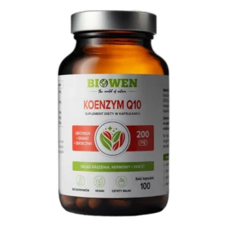 BIOWEN KOENZYN Q10 100mg FERMENTOWANY UBICHINON URODA SERCE ENERGIA 100 kap — zdjęcie 1