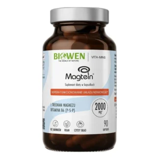 BIOWEN MAGNEZ MAGTEIN L-TREONIAN SKUPIENIE PAMIĘĆ UKŁAD NERWOWY 90 kapsułek — zdjęcie 1