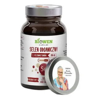 BIOWEN SELEN ORGANICZNY L SELENOMETIONINA WŁOSY PAZNOKCIE TARCZYCA 100kaps — zdjęcie 1