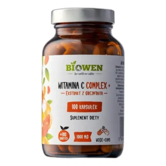 BIOWEN WITAMINA C COMPLEX+ 850mg KWAS L-ASKORBINOWY ODPORNOŚĆ 100 kapsułek — zdjęcie 1