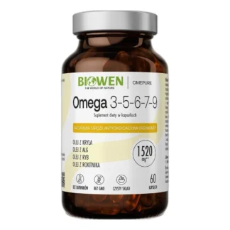 Suplement diety Biowen Omega 3-5-6-7-9 60 kapsułek — zdjęcie 1